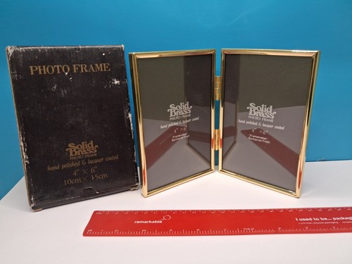 Solid brass hinged double - solid,