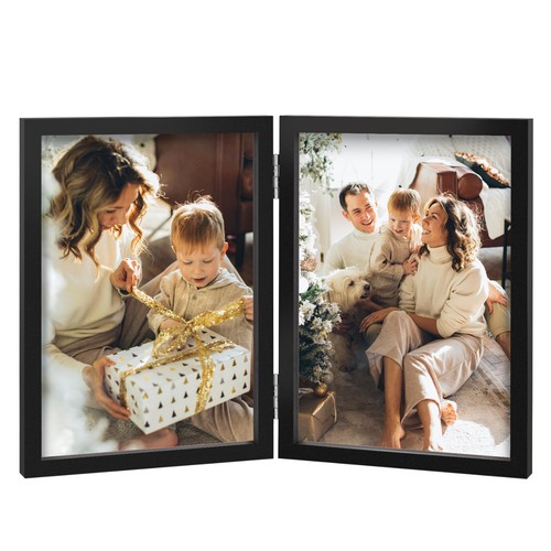 Double photo frame 4x6 - frame, hinged