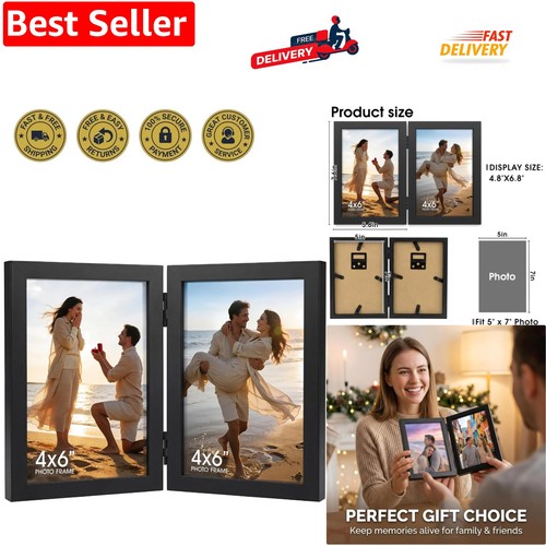 Double photo frame - double, 4x6