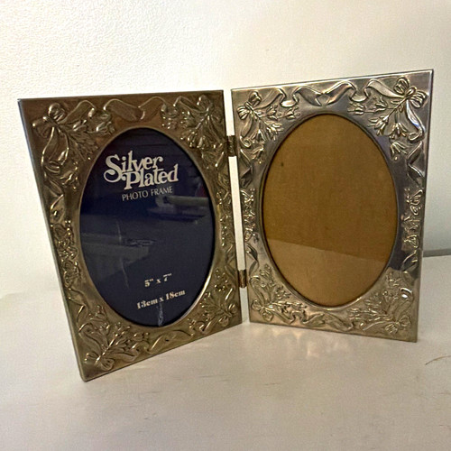 Silver plated double ornate - silver,