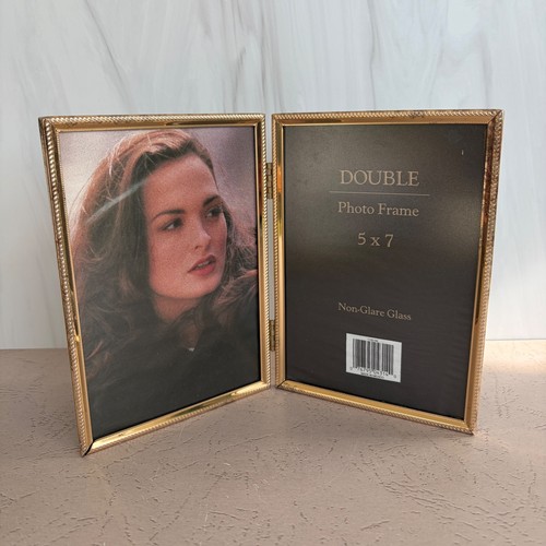 Vintage gold double - hinged, 5x7
