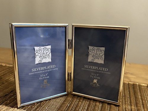 Vintage silver plated double - vintage,