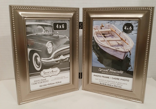 4x6 inch silver - 4x6, double
