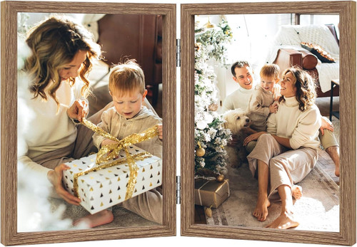Double photo frame 4x6 - frame,