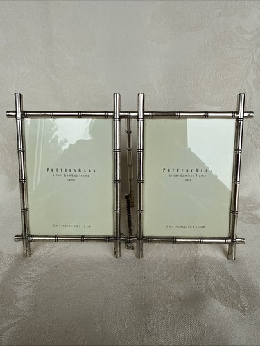 Pottery barn silver bamboo - pottery,