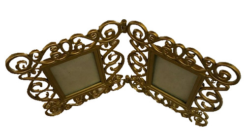 Ornate gold tone - ornate, gold-tone