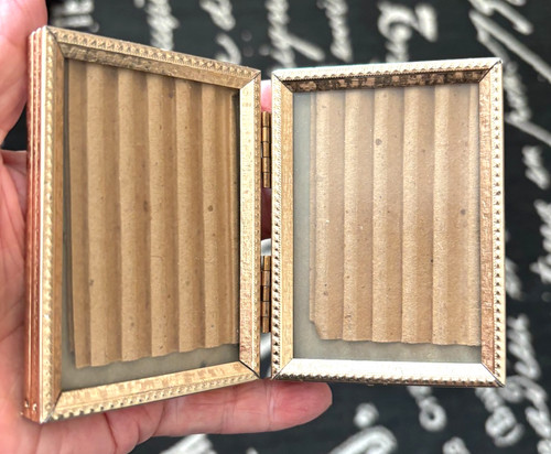 Vtg mcm brass mini - vtg, double