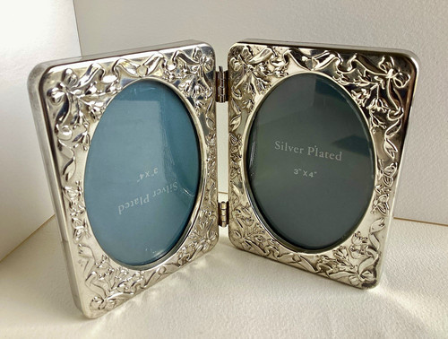 Vintage silver plated hinged - vintage,