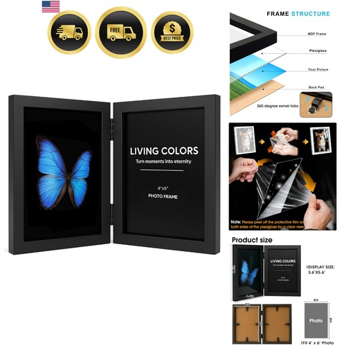 4x6 picture frame hinged - 4x6,