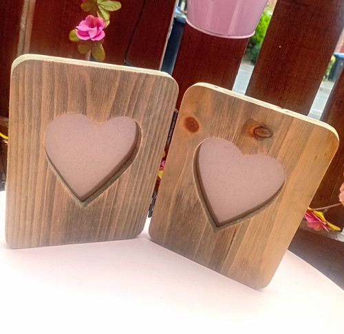 Brown wood effect double - wood,