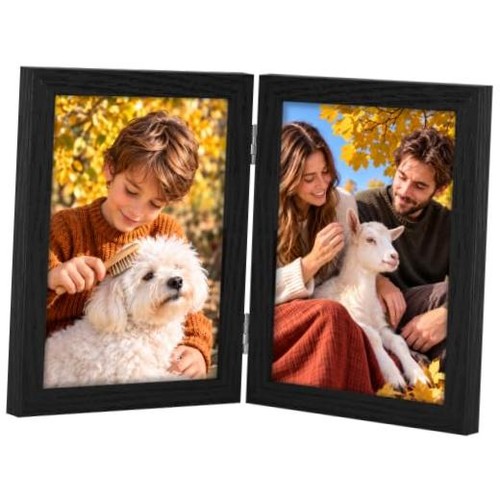 Double picture frame - hinged, 2
