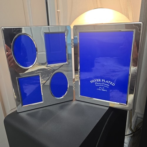Silver plated multi photo - silver,