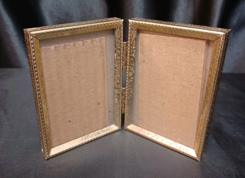 Vintage gold metal photo - metal,