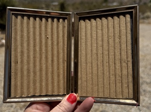 Vtg mcm brass mini double - vtg,