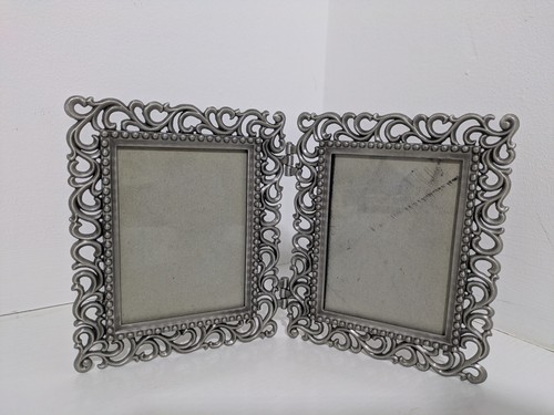 Vintage pewter style double - style,