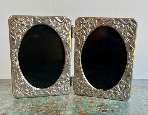 Vintage silver plated hinged - vintage, silver-plated