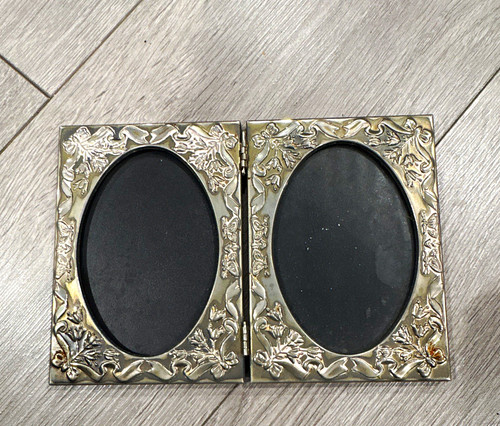 Silver tone metal ornate - silver,