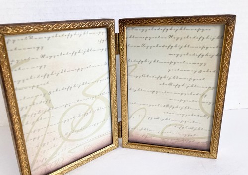 Vintage double gold metal - gold,