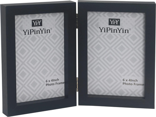 Hinged double photo frame - hinged,
