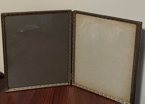 Vtg double picture - vtg, hinged