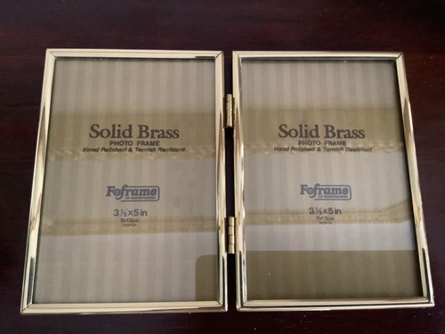 Solid brass hinged - solid, double