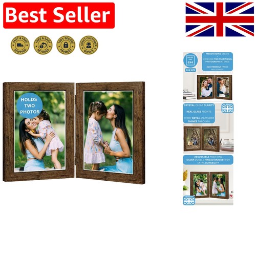 Double photo frame 4x6 - photo,
