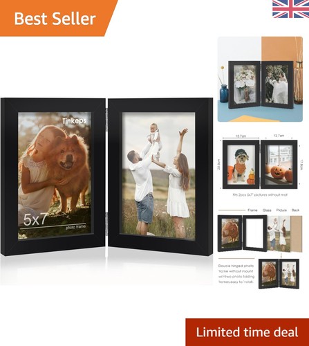 Double photo frame - double, hinged