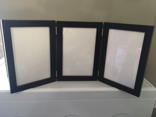 Black triple picture - black,