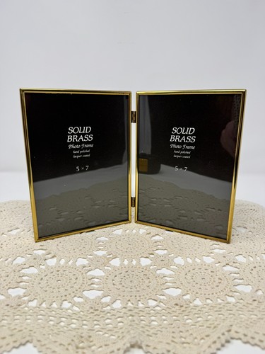 Vintage solid brass - brass, double