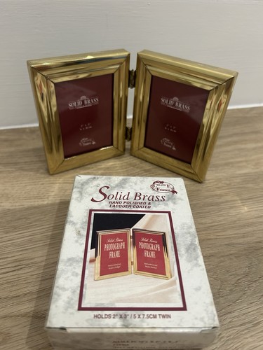 Vintage solid brass photo - solid,