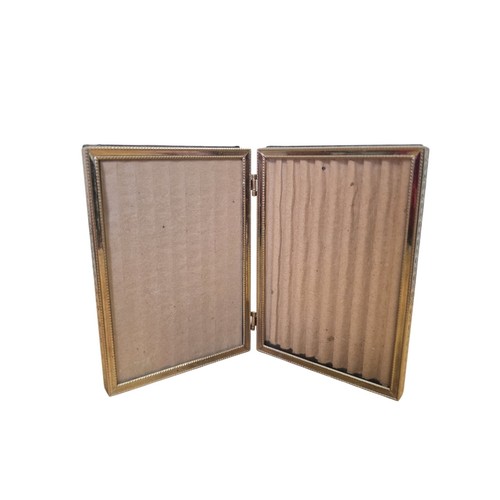 Gold tone double hinged - tone,