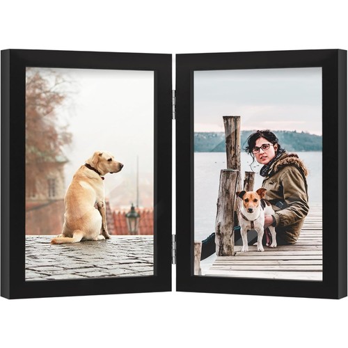 Double picture frame black - picture,