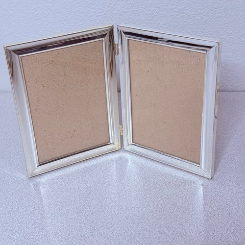 Hinged double photo frame - double,