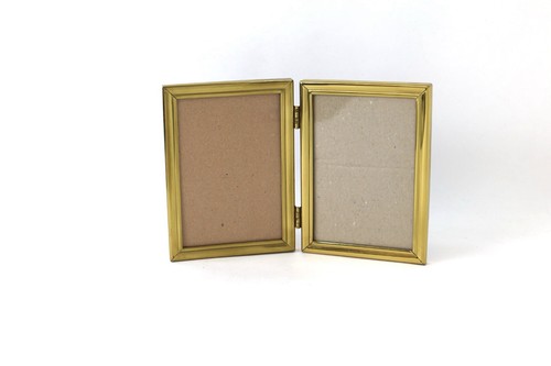 Vintage fold gold toned - vintage, bi-fold